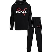 Amazon.com: PUMA Boys Pants Set - 2 Piece Tricot Athletic Zip Up